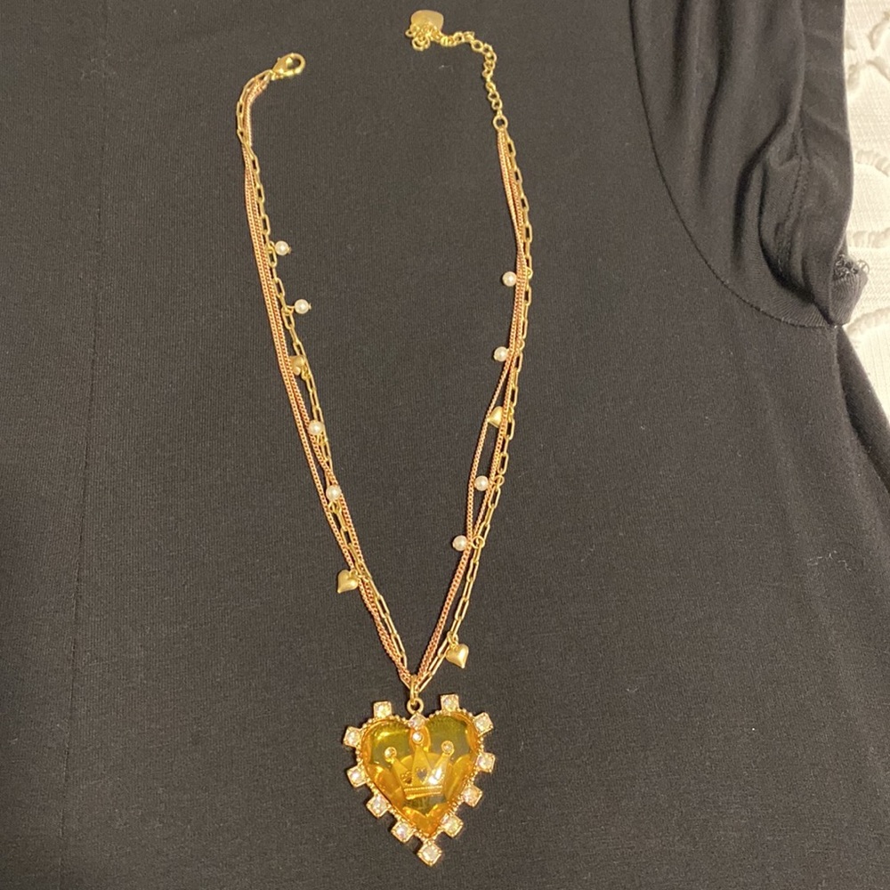 Betsey Johnson Crown Necklace - Picture 2 of 11
